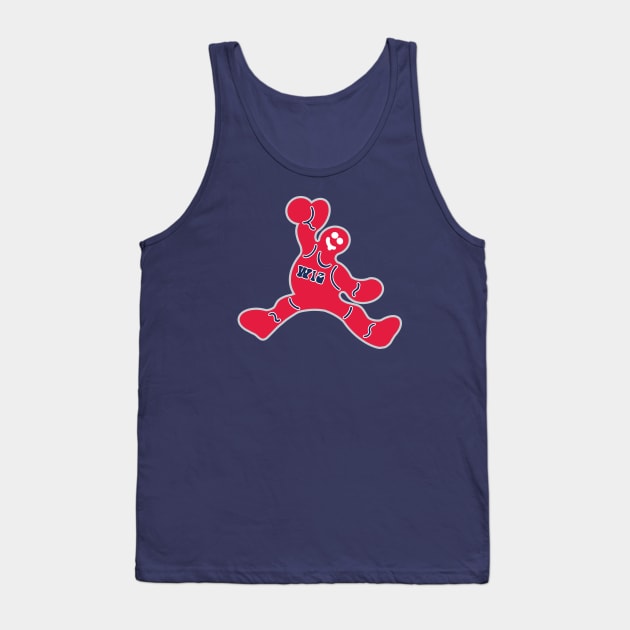 Jumping Washington Wizards Gingerbread Man Tank Top by Rad Love